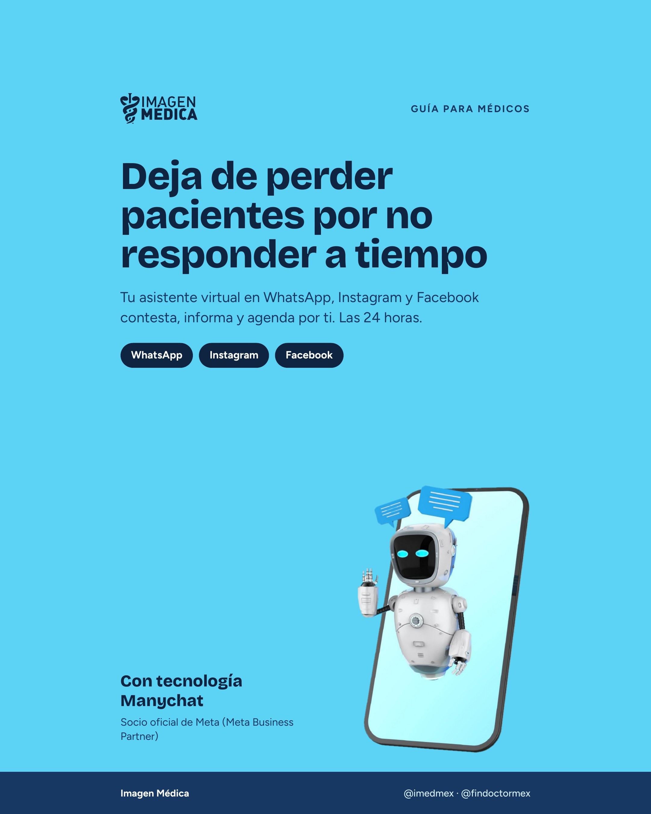 Portada — Guía de ManyChat para Médicos