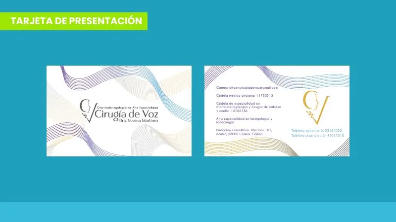 Cirugía de Voz — manual de marca, página 2