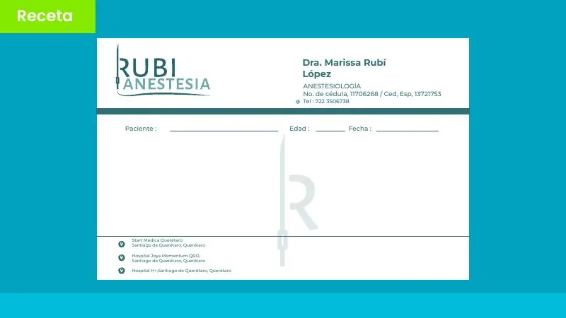 Dra. Marissa Rubí — manual de marca, página 3